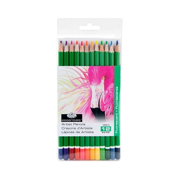 PEN-12 Royal Brush 12 Piece Color Pencil Set (Only pencils are included)