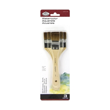 RART-105 Royal 3 Piece Large Area Brush Set Value Pack