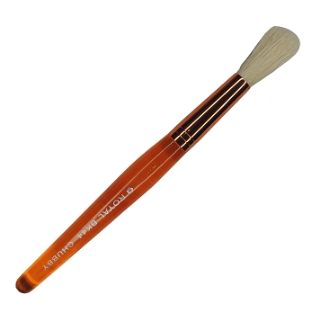 BK44 - Royal & Langnickel Big Kid's Choice Toddler Chubby Orange Round Natural Bristle Brush