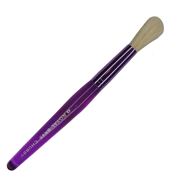 BK45 - Royal & Langnickel Big Kid's Choice Toddler Chubby Purple Round Natural Bristle Brush