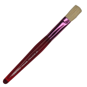 ROYAL BRUSH  BK50 TODDLER RED CHUBBY FLAT BRISTLE BRUSH
