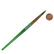 BK62-6 Royal Big Kids Choice Round Brush Next to Coin to Compare Brush Sizes 