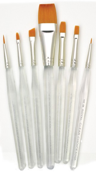 ROYAL BRUSH CLEAR CHOICE VARIETY BRUSH SET CL-SPECIAL7 
