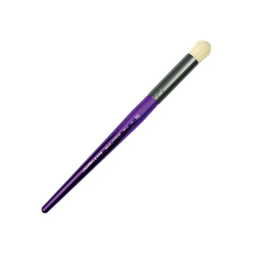 M77DR-1/2" Royal Moderna Natural White Bristle Domed Round Brush Size 1/2" 
