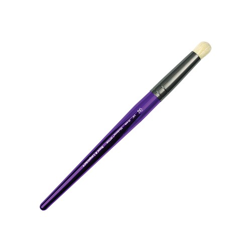 M77DR-3/8" Royal Moderna Natural White Bristle Domed Round Brush Size 3/8" 