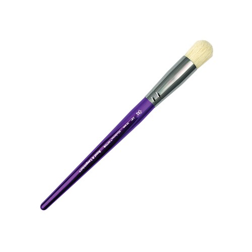 M77DR-5/8" Royal Moderna Natural White Bristle Domed Round Brush Size 5/8" 
