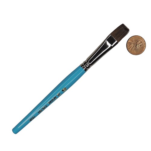 R125-SH-12 Royal Short Handle Shader Sable Natural Hair Artist Paint Brush 