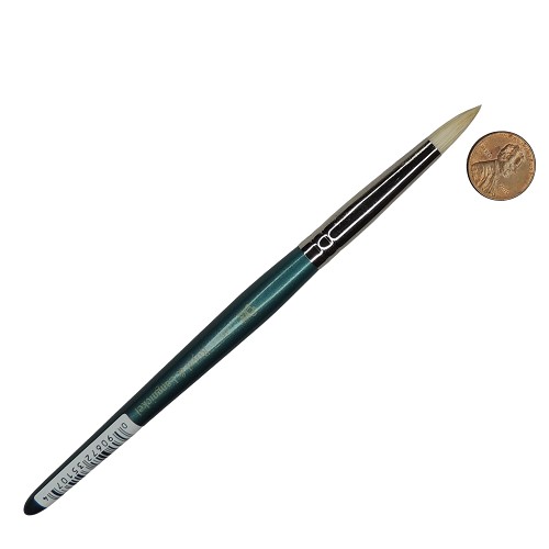 R1355S-5 Royal Drybrush Natural Bristle Deluxe Round Short Bristle Ultra Short Handle Artist Paint Brush 