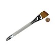 R2160-1" Royal Aqualon Short Handle Angular Brush Next to Coin to Compare Brush Sizes 