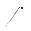 R2195-6 Royal Aqualon Fabulous Fine Point Liner Artist Paint Brush Next to Coin to Compare Brush Sizes 