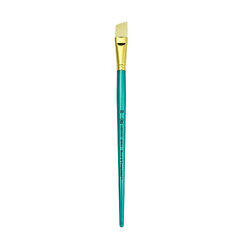 R38A-10 Royal Synthetic Bristle Angle Brush Shape for Oil Painting 