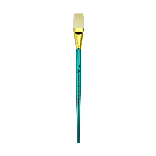 R38F-12 Royal Synthetic Bristle Flat Brush Shape for Oil Painting 