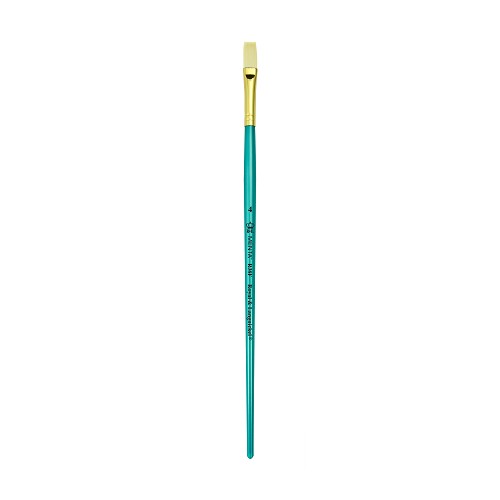 R38F-4 Royal Synthetic Bristle Flat Brush Shape for Oil Painting 