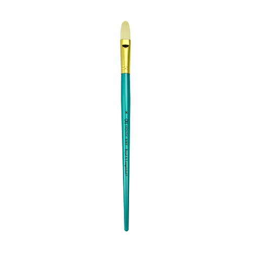 R38T-8 Royal Synthetic Bristle Filbert Brush Shape for Oil Painting 