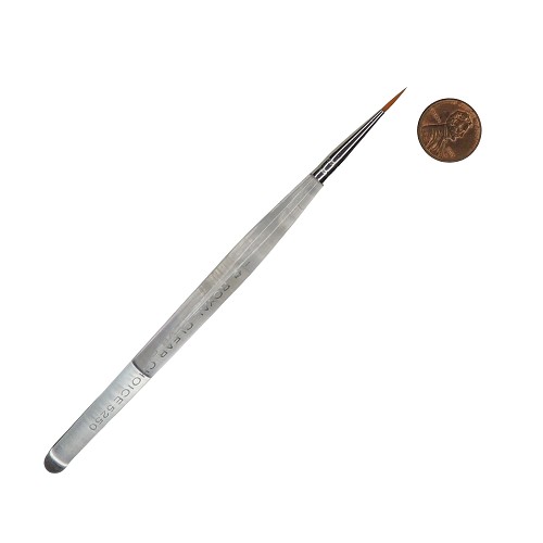R5250-1 Royal Clear Choice Gold Taklon Ultra Short Handle Round Artist Paint Brush 