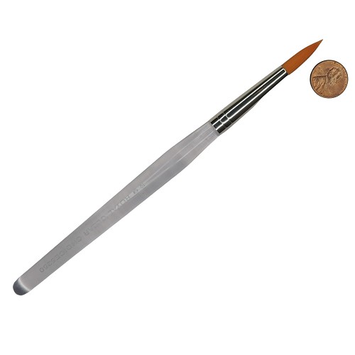 R5250-10 Royal Clear Choice Gold Taklon Ultra Short Handle Round Artist Paint Brush 