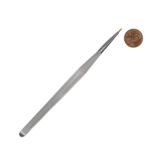 R5250-20/0 Royal Clear Choice Gold Taklon Ultra Short Handle Round Artist Paint Brush 