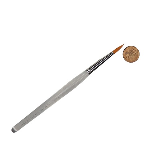 R5250-5 Royal Clear Choice Gold Taklon Ultra Short Handle Round Artist Paint Brush 