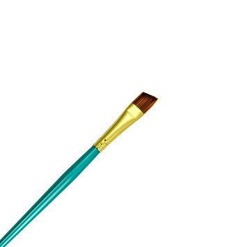 R78A-1/2" ROYAL MENTA SYNTHETIC SABLE ANGULAR BRUSH SIZE 1/2" 