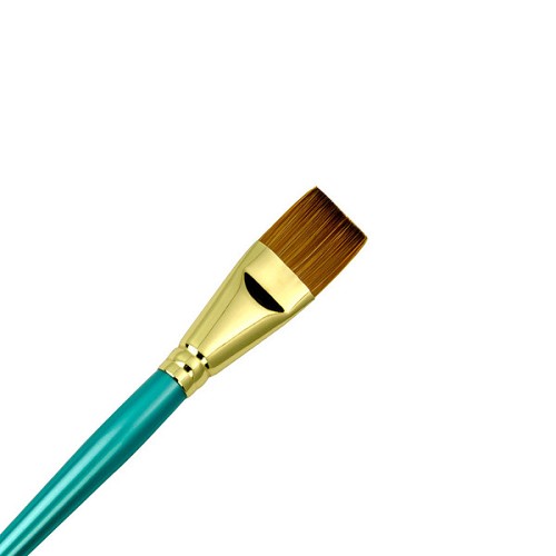 R78W-1" ROYAL MENTA SYNTHETIC SABLE FLAT WASH BRUSH SIZE 1" 