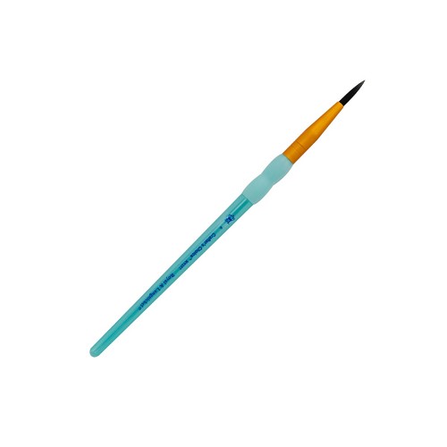 R9257-6 Royal Crafters Choice Black Taklon Round Brush Size 6 