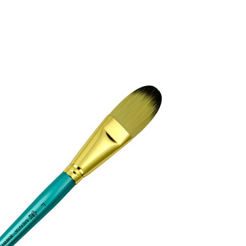 R98WO-1" ROYAL MENTA SYNTHETIC BLEND OVAL WASH ACRYLIC PAINT BRUSH 