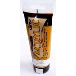 RAA-102 Royal Essential 4 oz Yellow Ochre Artist Acrylic Paint 