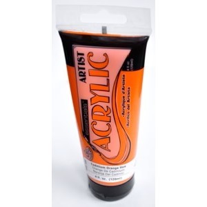 RAA-109 Royal Essential 4 oz Cadmium Orange Artist Acrylic Paint 