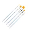 RAQUA-202 Royal Aqualon Flat Wisp Artist Paint Brush Set 