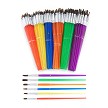 RCAN-2 Royal 144 Piece Natural Hair Small Flat Brush Set 