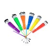 RCAN-6 Royal 144 Piece Black Hog Bristle Small Flat Brush Set 