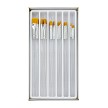 RCVP-CL501 Open Box 24 Piece Clear Choice Gold Taklon Standard Handle Flat Economy Value Set 