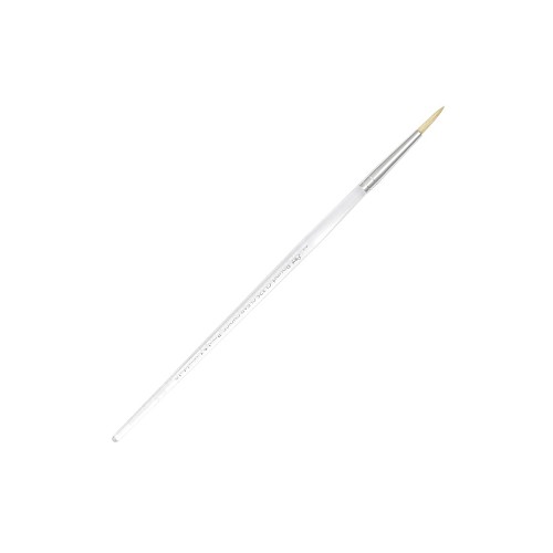 Royal CL325-2 Clear Choice Natural White Bristle Round Standard Handle Brush 
