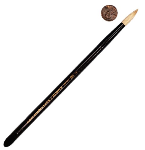 R4325-5 ROYAL MAJESTIC  SHORT HANDLE LONG BRISTLE ROUND CHUNGKING DRYBRUSH SIZE 5 25% to 60% Discount 