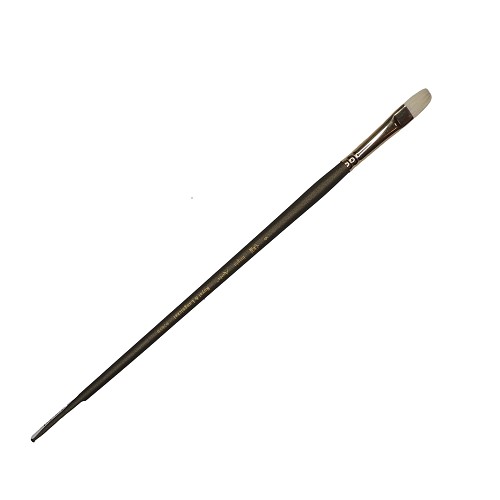 R6565B-6 Royal Aurea White Synthetic/Natural Bristle Long Handle Bright Artist Brush 