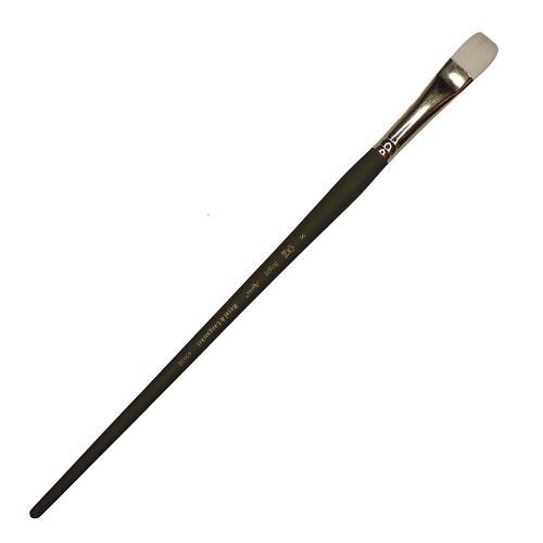 R6565B-8 Royal Aurea White Synthetic/Natural Bristle Long Handle Bright Artist Brush 