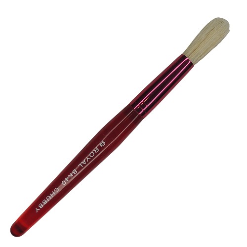 BK40 Royal Brush Toddler Red Round Bristle Brush 