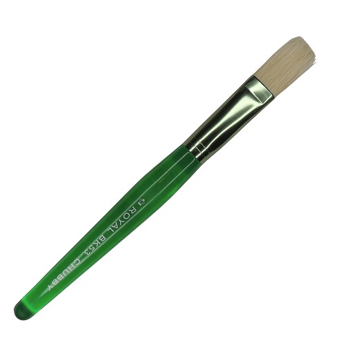 BK53 Royal Brush Toddler Green Flat Bristle Brush 