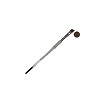 SG75A-3/8" Royal Soft Grip Synthetic Sable Artist Paint Brush Next to Coin to Compare Brush Sizes 