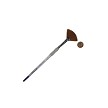 SG75FB-6 Royal Soft Grip Synthetic Sable Fan Artist Paint Brush Next to Coin to Compare Brush Sizes 