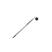 SG75L-1 Royal Soft Grip Synthetic Sable Short Liner Artist Paint Brush Next to Coin to Compare Brush Sizes 