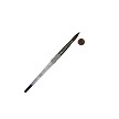 SG75R-16 Royal Soft Grip Synthetic Sable Round Artist Paint Brush Next to Coin to Compare Brush Sizes 