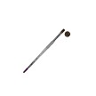 SG75S-10 Royal Soft Grip Synthetic Sable Shader Artist Paint Brush Next to Coin to Compare Brush Sizes 