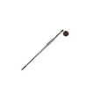SG75S-4 Royal Soft Grip Synthetic Sable Shader Artist Paint Brush Next to Coin to Compare Brush Sizes 