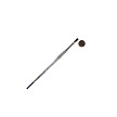 SG75S-6 Royal Soft Grip Synthetic Sable Shader Artist Paint Brush Next to Coin to Compare Brush Sizes 