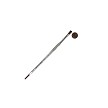 SG75S-8 Royal Soft Grip Synthetic Sable Shader Artist Paint Brush Next to Coin to Compare Brush Sizes 