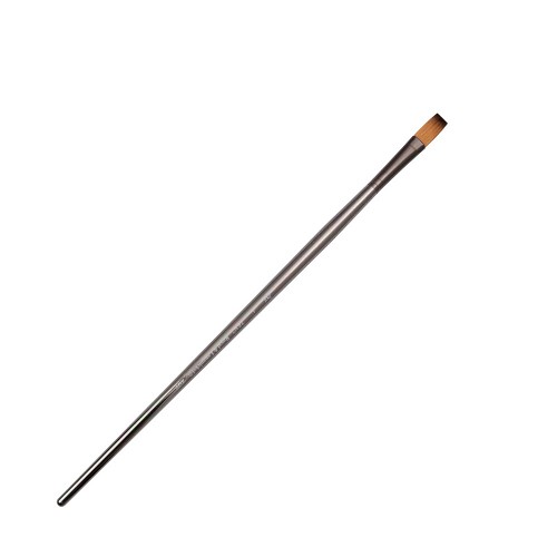 Z43f-4 Royal Zen Flat Synthetic Filament Long Handle Artist Brush 