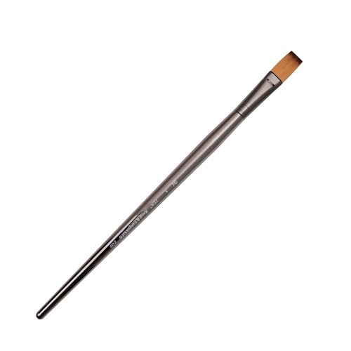 Z43f-8 Royal Zen Flat Synthetic Filament Long Handle Artist Brush 