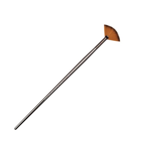 Z43fb-2 Royal Zen Fan Synthetic Filament Long Handle Artist Brush 