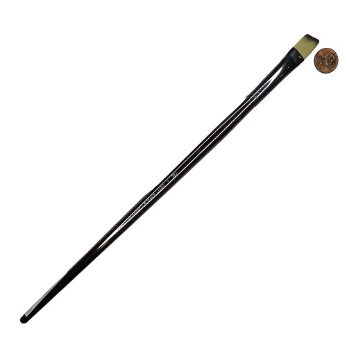 Z53A-6 Royal Zen Angular Synthetic Filament Long Handle Artist Paint Brush 